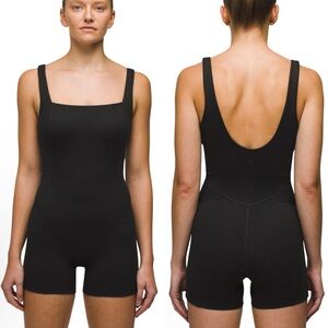 NWT $99‎ prAna Heavana Hot Spell Shortie black onsie jumpsuit women’s small